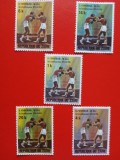 ZAIRE, BOX FOREMAN/ALI - SERIE COMPLETĂ MNH, Nestampilat