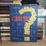 I. NICOLAU - CINE STIE? : JOC DISTRACTIV SI AMUZANT PENTRU CLASELE I-IV , 1963 *