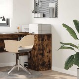 VidaXL Bufet cu sertar Stejar afumat 38 x 34.5 x 75 cm Lemn compozit