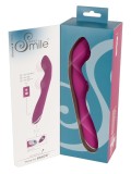 Vibrator flexibil Smile pentru punctele A si G roz