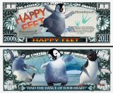 !!! SUA = FANTASY NOTE (TJ6) = DESENE ANIMATE : HAPPY FEET - 2011 - UNC