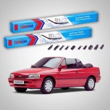 Cumpara ieftin Ștergătoare Ford Escort Gen V VI Cabriolet 1990-1994 | Set Față Flat Premium &ndash; TeamCar&reg;