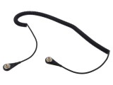 Cablu Antistatic ESD Spiralat Negru DESCO EUROPE 1.8m 1M Ohm