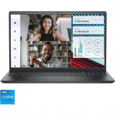 Laptop Dell Vostro 3520 cu procesor Intel® Core™ i5-1235U pana la 4.4 GHz, 15.6 Full HD, 16GB DDR4, 512GB SSD, Intel® Iris® Xe Graphics, Ubuntu, Carbo