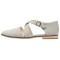 CH2578-18 Pantofi fara toc, din piele intoarsa cu varf ascutit