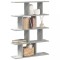 Gossi raft cubic perete cu 12 compartimente gri beton lemn prelucrat