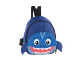 Ghiozdan pentru gradinita Baby Shark,poliester,albastru,25x22x12 cm