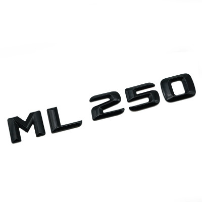 Emblema ML 250 Negru, pentru spate portbagaj Mercedes foto