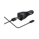 Incarcator auto Dual USB cu cablu USB-Type-C Samsung Galaxy Note9 N960, EP-LN920CBE, Fast Charging