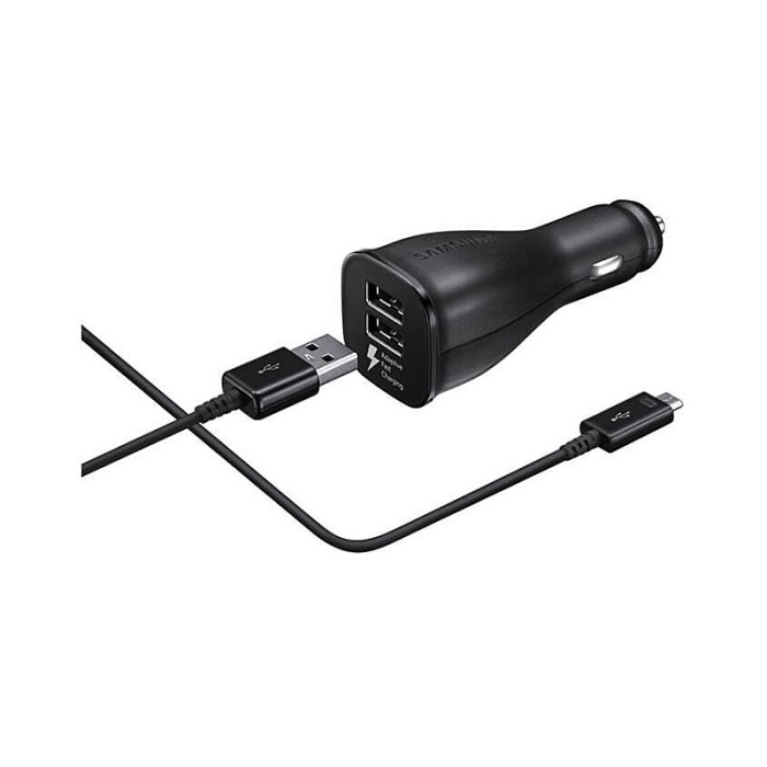 Incarcator auto Dual USB cu cablu USB-Type-C Samsung Galaxy M30, EP-LN920CBE, Fast Charging