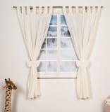 Perdele Alavya Home 100x150 cm bumbac - Set 2 bucăți, Alb