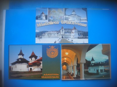HOPCT LOT 3534-3 CARTI POSTALE-MANASTIREA BRANCOVEANU-SAMBATA-BRASOV-NECIRCULATE foto