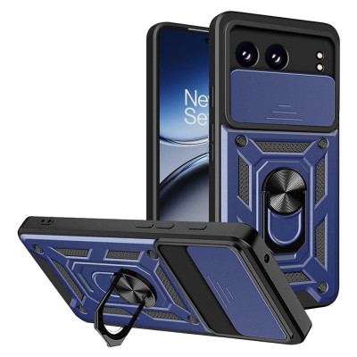 Husa OnePlus Nord 4 protectie camera Techsuit CamShield Series, albastru foto