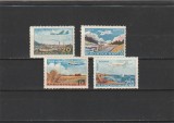 ROMANIA 1956 LP 424 POSTA AERIANA VEDERI SERIE MNH