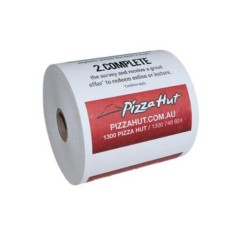 Role Hartie Termica Personalizate Case de Marcat, 80mm x 30m, 48 g/m?, Tipar 1, 2 Culori, Role Termice Personalizate Casa de Marcat, Hartie Termica Pe foto