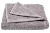 Prosop Bizet Din Bumbac De Inalta Calitate ,500 Gr/Mp , 50 X 100 Cm ,Culoare Gri Deschis