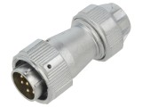 Conector circular WEIPU WY20J7TE1 7 pini tată IP67 10A 9-10,5mm