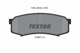 Set placute frana TEXTAR 2194701