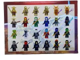 Set figurine Ninja, 24 de personaje