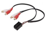 Adaptor RCA Auxiliar pentru Audi, Seat, VW, &Scaron;koda, 4Carmedia