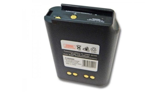 Baterie radio VHBW de &icirc;nlocuire pentru Motorola NTN4538, NTN4593A, NTN4593B, NTN4592, NTN4593 - 2700 mAh 7,5 V NiMH
