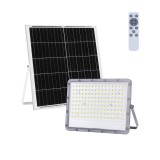 Cumpara ieftin Proiector Solar Puternic de 200W, 6500K, 2000Lm, IP65, 20000mAh, Panou Solar 20W 22.8x20.7 cm, Gray