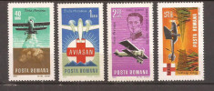 Romania - 1968 Aviatie si Aviasan, serie, nestampilat foto