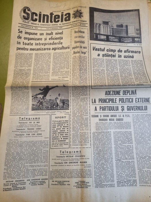 scanteia 2 septembrie 1968-electroputere craiova,niculescu mizil in timis,arad