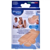 Plasturi Prontomed, 100 buc, Diverse Mărimi, Culoare Piele, Hipoalergenici, Modelabili, Fabricat in Italia, Acoperire Răni, Adulți