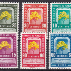 Venezuela 1950 flori copaci MI 572-580 MNH