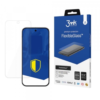 Folie de protectie Ecran 3MK FlexibleGlass pentru Google Pixel 9 Pro XL, Sticla Flexibila, Full Glue foto