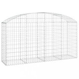 Cumpara ieftin Cos gabion arcuit 200x50x100/120 cm fier galvanizat