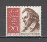 Germania Berlin.1959 200 ani nastere F.von Schiller:poet-Pictura SB.614