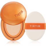TIRTIR Mask Fit AI Filter Cushion Mini burete cu machiaj de lungă durată cu efect matifiant culoare 21C Cool Ivory 4.5 g