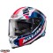 Casca integrala pentru scuter - motocicleta Caberg model Avalon X SV Optic D6 alb/albastru/rosu lucios Pinlock ready L (59/60cm)