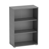 Biblioteca mdf grafit Rioma 112.2x38x75 cm
