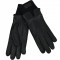 Manusi UGG Leather Tech Knit Cuff Glove 20041-BLK gri