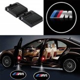 Cumpara ieftin Holograme LED Usi BMW M, Sigla Proiectata, Set 2 Bucati, Baterii AAA, Universal