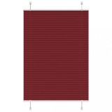 VidaXL Jaluzea plisată Bordeaux Roșu 95x100 cm Lățime țesătură 94,4 cm