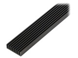 Radiator extrudat cu aripioare negru 1000x33x10 mm