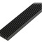 Radiator extrudat negru, 1m