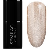 Semilac UV Hybrid Gloss GALA unghii cu gel folosind UV / lampă cu LED culoare 661 Linen Gloss 7 ml