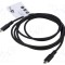 Cablu USB 3.2 USB C 2m negru 5Gbps Goobay