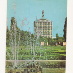 Carte Postala veche - Bucuresti, Televiziunea romana, Circulata 1975