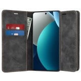 Husa piele Xiaomi Redmi Note 15 Pro 4G Asteroid GSM Confy Cover, negru