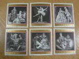 Seria Completa 6 Timbre Nestampilate Austria 1969 - Opera din Viena, Muzica, Balet -A94