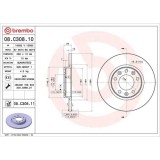 Set disc frana Citroen Berlingo (Er Ec) 06.18-, Berlingo Box (B9) 04.08-, Berlingo Box (K9) 06.18-, Berlingo Multispace (B9) 04.08-, C4 Grand Picasso, BREMBO