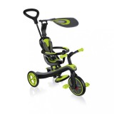 Tricicleta copii, Globber, Explorer 4 In 1, Verde