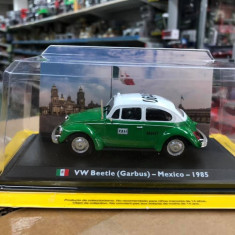 Macheta Volkswagen Beetle Garbus - Mexico - 1985 - Taxiuri scara 1:43