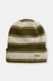 Kangol caciula FUZZY STRIPE culoarea verde, din tricot gros, K3725.SK301